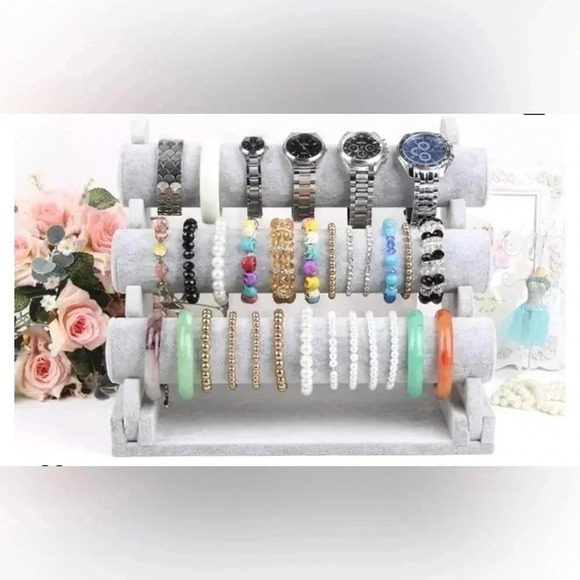 Triple Holder Jewelry Display - Picture 2 of 3